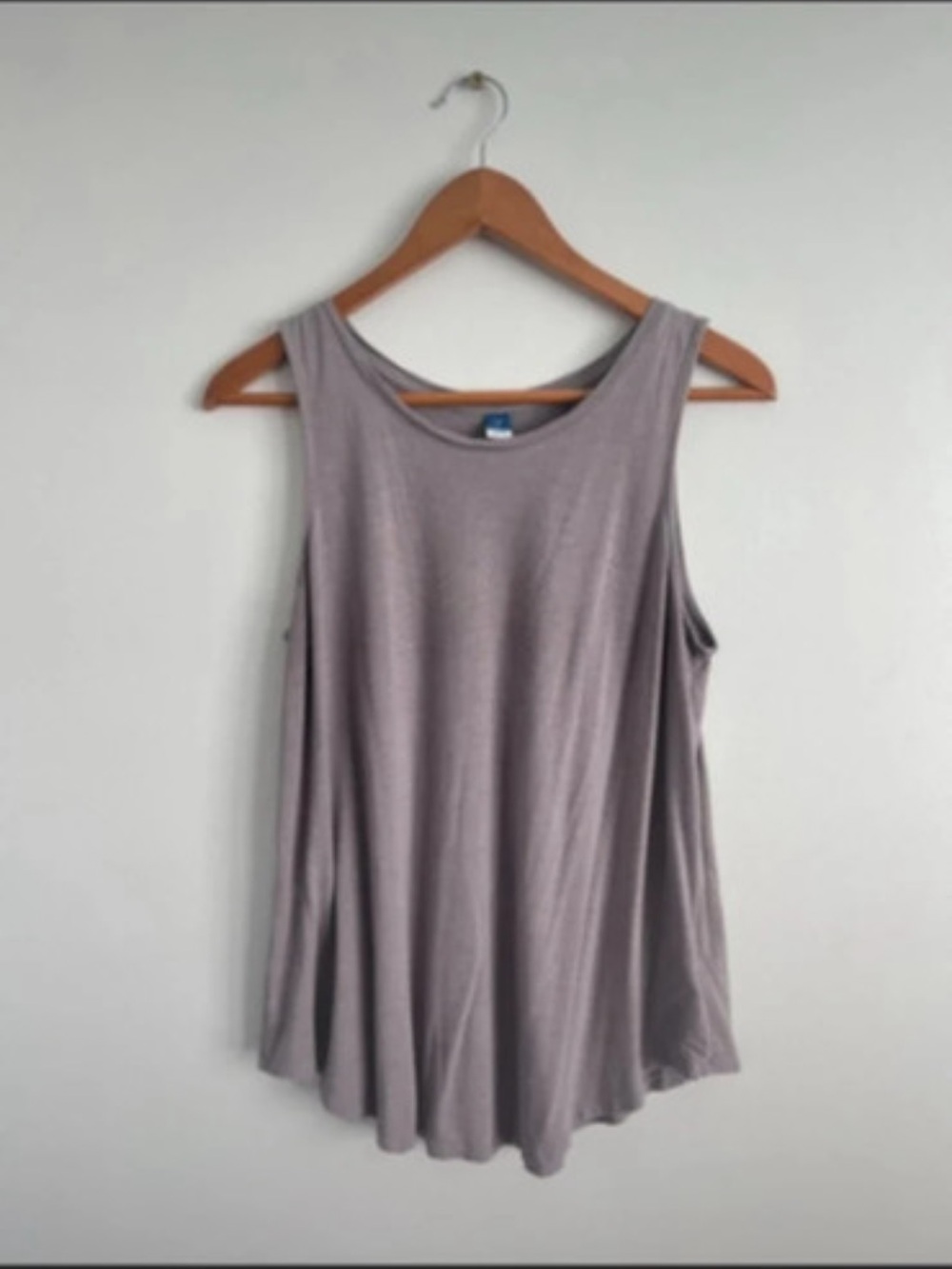 ✨3/$25✨ Old Navy Luxe Heather Gray/Purple Sparkle Tank Top